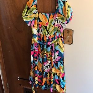 Maia colorful floral dress size 4